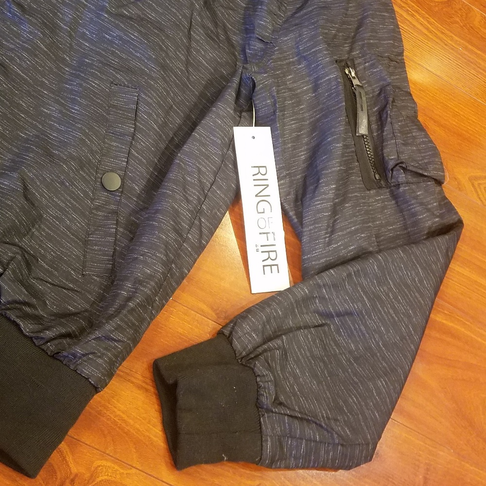 Ring of Fire Windbreakers Black Jacket XL - Picture 5 of 7